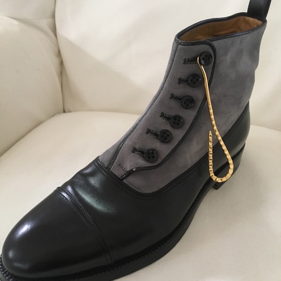 Zak Austrian shoemaker mens’ 1912 button up boots - Picture 7 of 8